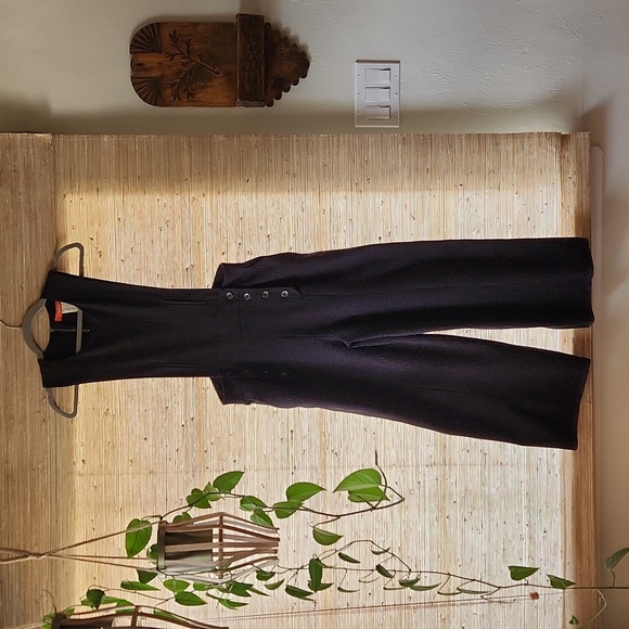 Cartonnier Pants - Cartonnier Black + Brown Jumpsuit Size 4